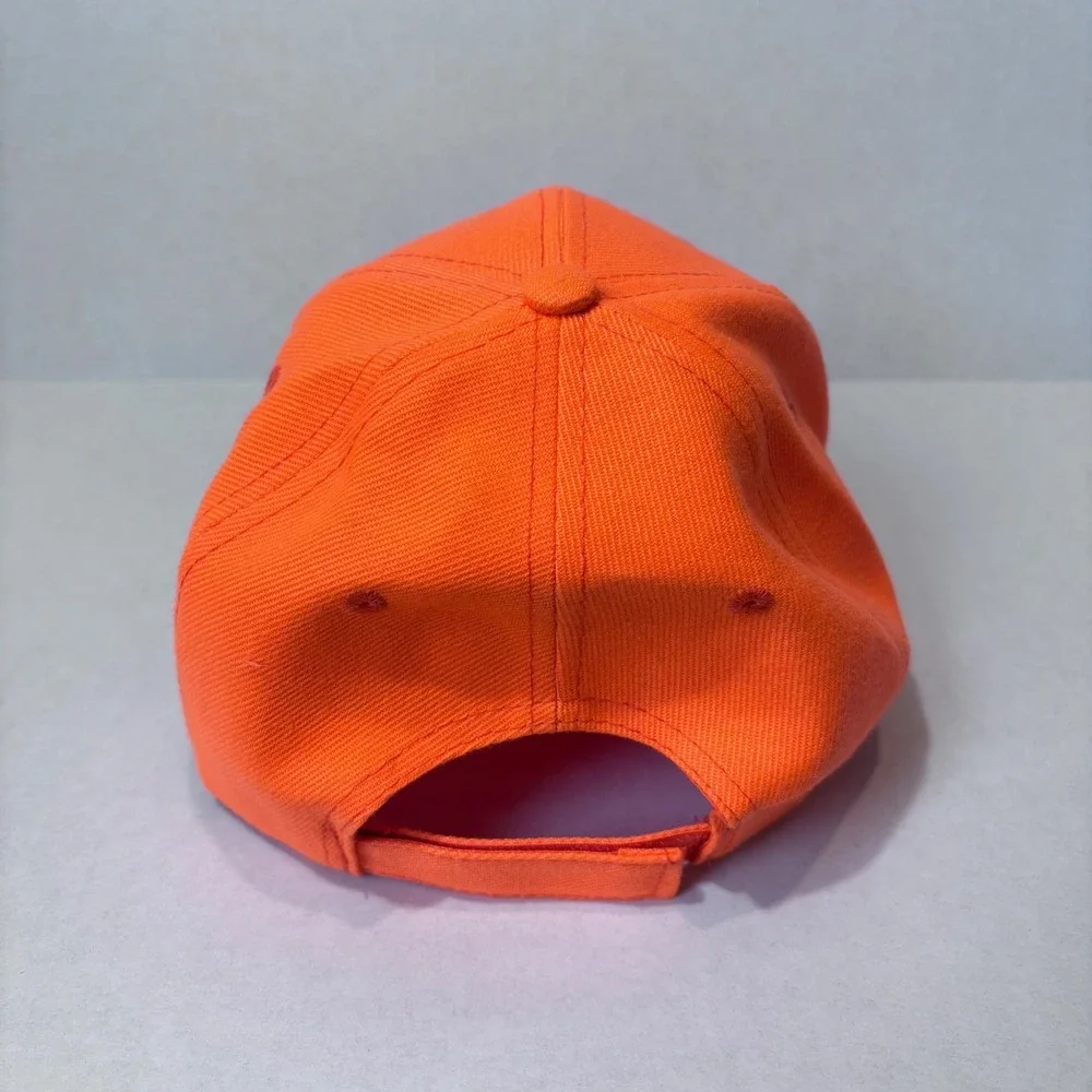 Hunter Blaze Orange Camo Bill Hat One‎ Size Live to Hunt Embroidered Cap